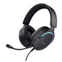 Headset trust gaming gxt 490 negro fayzo 24900 usb 7.1 microfono desmontable y flexible iluminacion
