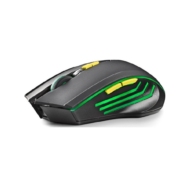 Mouse ngs wireless gmx-200 receptor 2,4ghz 800-1200-2400-3200 dpi bat. 300 mah negro