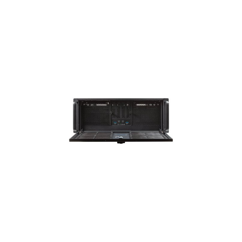 Caja rack 19\ 4u unykach uk51918 atx color plata negro 3 bahias 1x usb3.0 1xusb-c f.a atx/ redundant"