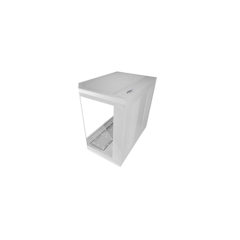 Caja atx semitorre gaming mars gaming mc3tcore color blanco 3 paneles de cristal templado doble cama
