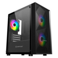 Caja microatx unyka mir b200 black vidrio templado lateral 3vent argb de140mm 3,5\ / 2,5\"          "