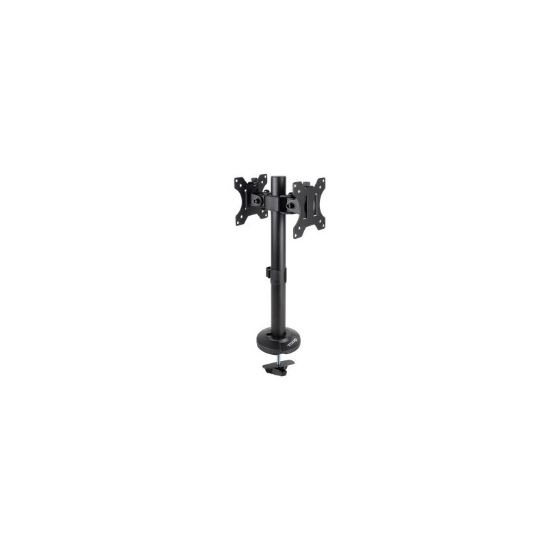 Soporte de mesa tooq db1132tn-b para 2 pantallas 17\-32\" gira e inclina color negro"