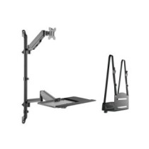 Soporte de pared equip 650170 para pantalla 17\-32\" cpu y teclado max. 8kg vesa 100x100"