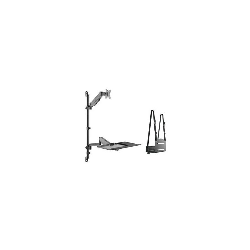 Soporte de pared equip 650170 para pantalla 17\-32\" cpu y teclado max. 8kg vesa 100x100"