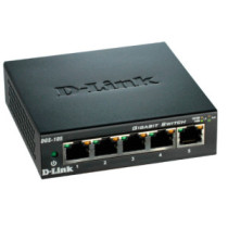 Switch no gestionable d-link dgs-105 5p giga carcasa metal igmp snooping (iptv) sobremesa no rack