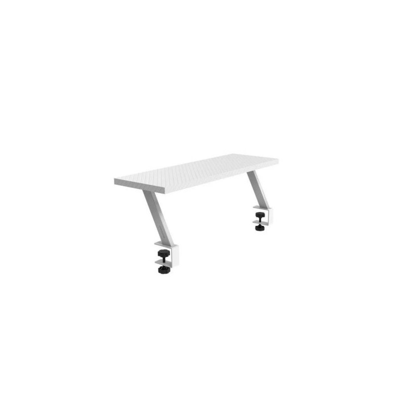 Stand de sobremesa para monitor mars gaming mgds eleva 17cm fibra de carbono 60x20cm blanco