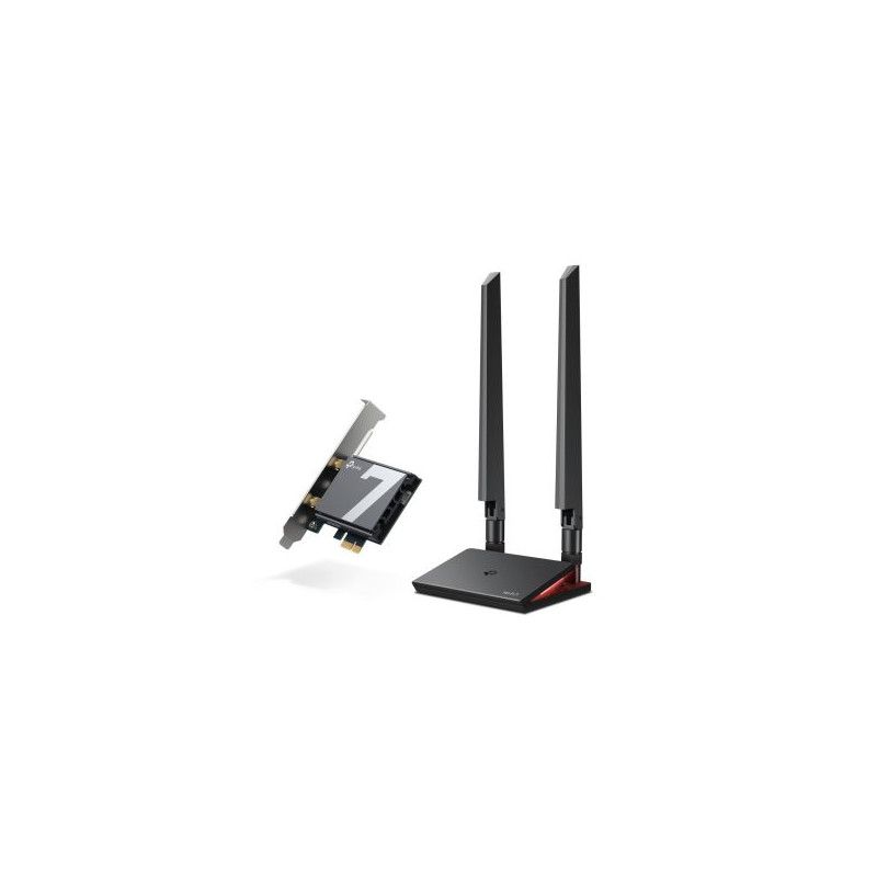 Pci express wifi 7 triple banda y bluetooth 5.3 tp-link archer tbe550e wifi 7 be9300 bluetooth 5.4
