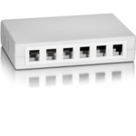 Caja de superficie equip keystone para 12 rosetas 125460