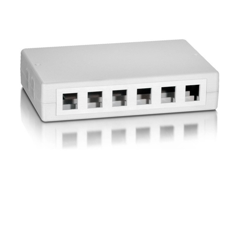 Caja de superficie equip keystone para 12 rosetas 125460