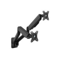 Soporte de pared orientable equip para 2 pantallas de 17\-32\" brazo 564mm muelle de gas hasta 9kg"