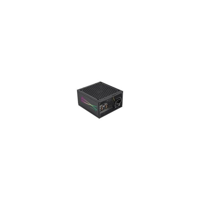 Fuente de alimentacion modular aerocool 550w lux pro certificado 80+ bronze apfc vent. 14cm rgb