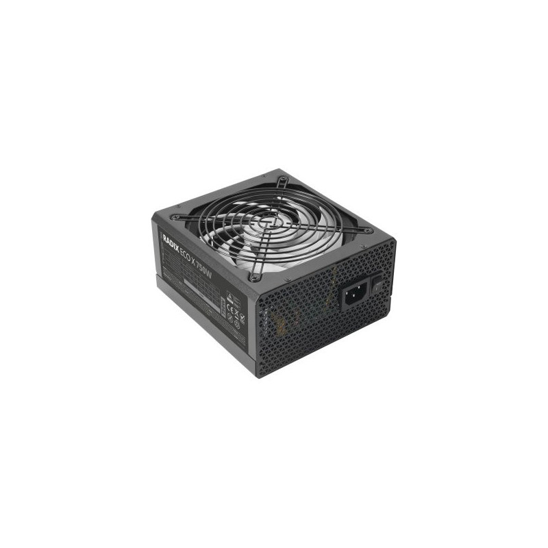 Fuente de alimentacion tacens radix eco x 750w apfc 87 % eficiencia vent 140mm 10db haswell