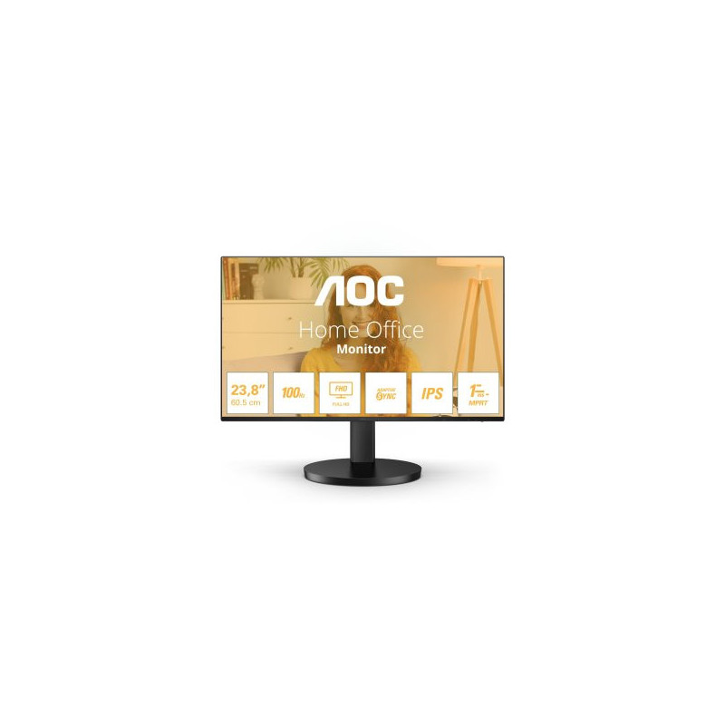 Monitor 24\ hdmi vga aoc 24b3ha2 fhd 75hz 1ms vesa"