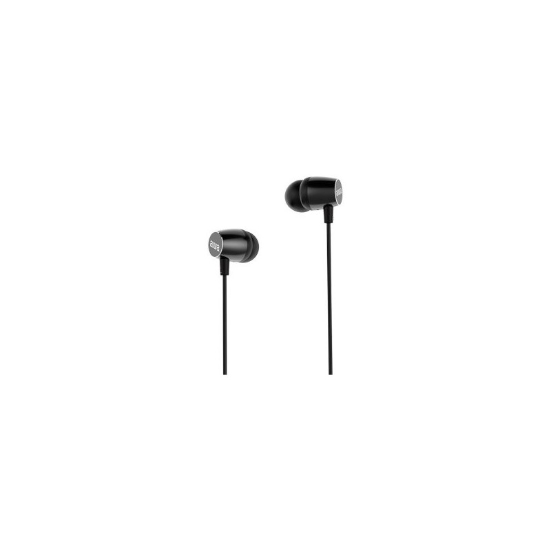 Auricular intrauditivo aiwa estm-30bk black 3,5mm dreiver neodimio 10mm dinamico micro incorporado