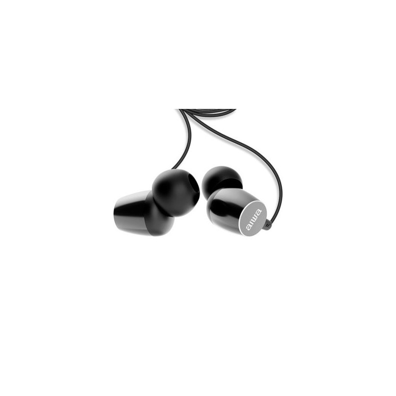 Auricular intrauditivo aiwa estm-30sl plata 3,5mm dreiver neodimio 10mm dinamico micro incorporado