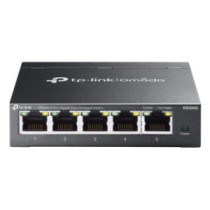 Switch gestionable tp-link es205g omada 5x rj45 1gb facil gestion carcasa metalica vlan qos