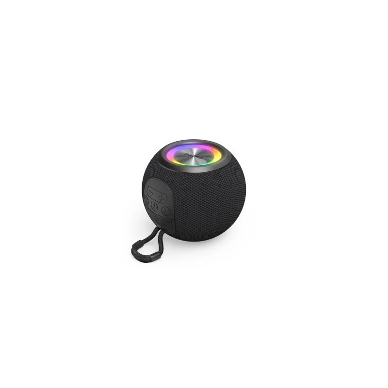 Altavoz bluetooth portable hama ball shape 5w iluminacion led tws bateria 10h manos libres color neg