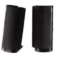 Altavoces 2.0 hama  jack 3.5mm alimentado por usb entrada para auriculares control de volumen