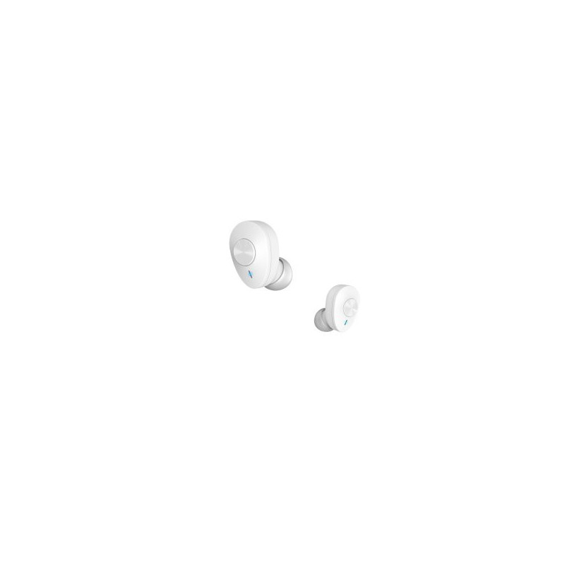 Auricular intrauditivo bluetooth hama freedom buddy tws bateria 16h microfono y asistente color blan