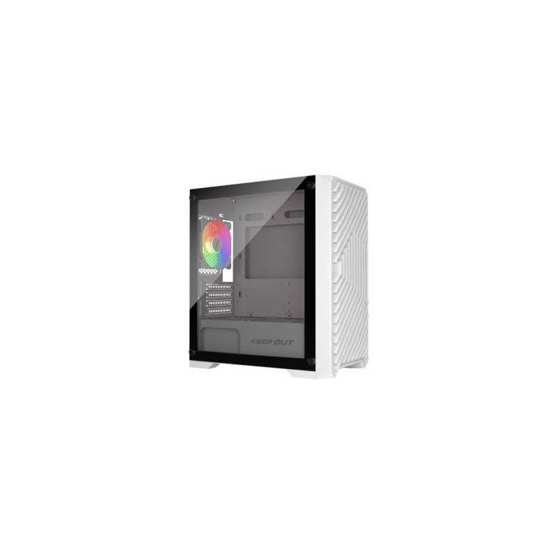 Caja microatx keep out xc-220w glass 1x3.5? 2x2.5? 1xusb2.0 2xusb3.0 gpu max 330mm latcristal templ