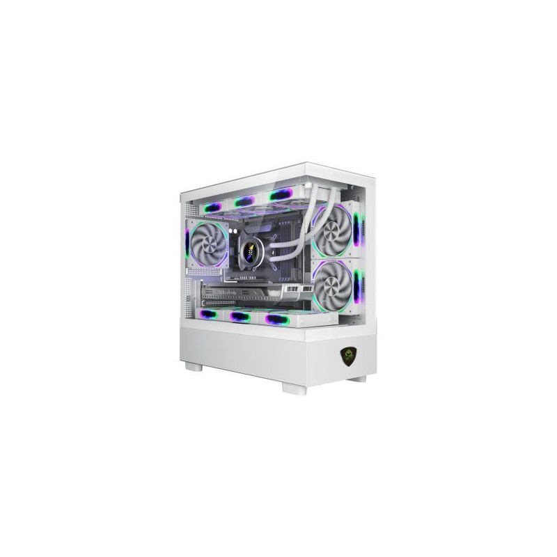 Caja microatx keep out xc-301w glass 1x3.5? 1x2.5? 1xusb2.0 1xusb3.0 gpu max 420mm cristal templado