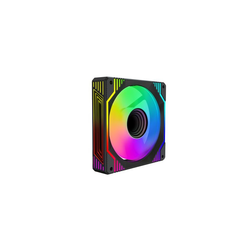 Ventilador interno keep out xfc-120drm argb 120mm 4 pin pwm color negro