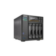 Servidor nas asustor lockerstor 4 as6804t 4 bahias amd ryzen quad core 2.3ghz 16gb usb4 dual10gbe