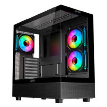 Caja atx abysm danube sava h400 prime black 2x3.5\ 1x2.5\" 2xusb3.0 1xusb-c gpu max 410mm n"