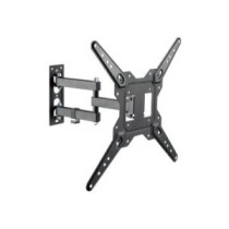 Soporte de pared orientable equip para pantalla de 23\-55\" doble brazo inclinable/giratorio max.30kg"