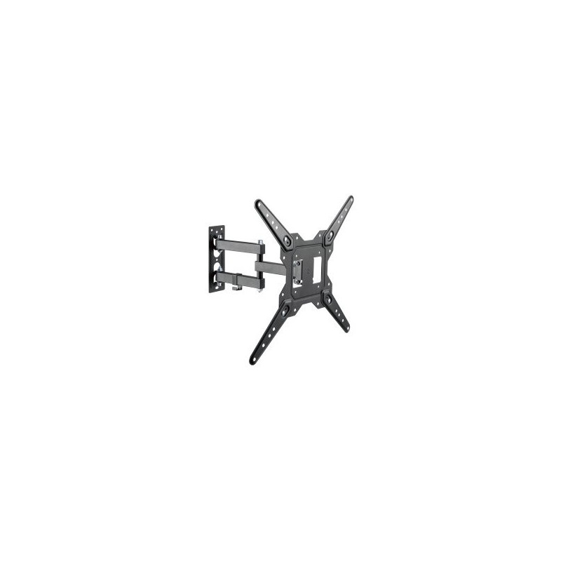 Soporte de pared orientable equip para pantalla de 23\-55\" doble brazo inclinable/giratorio max.30kg"