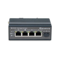 Switch industrial level one igp-0501 5p poe giga y 1p sfp 240w carril din