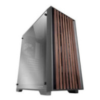 Caja atx mars gaming mcwoodc madera y cristal cromado 2x3.5 3x2.5 gpu 365mm