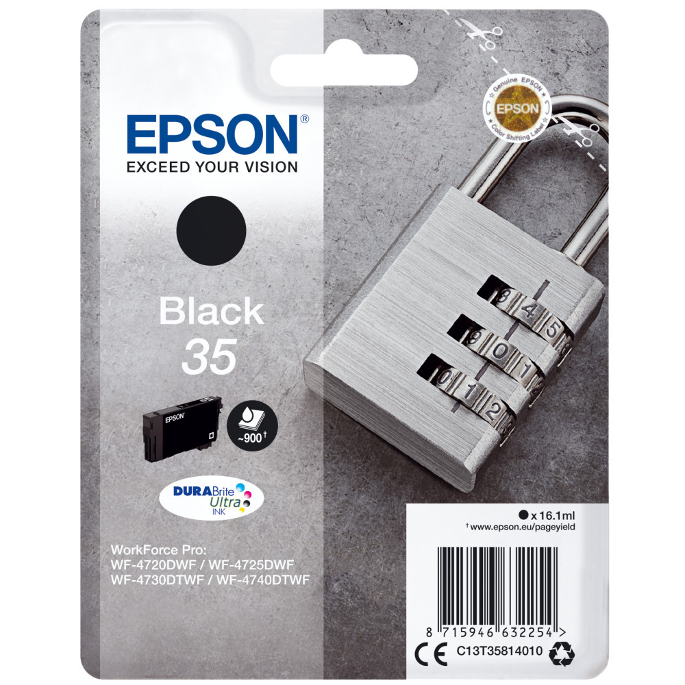 Tinta original epson t3581 negro c13t35814010 16.1ml