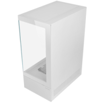 Caja atx mars gaming mcxo doble cristal templado argb gpu 328mm 1x3.5 3x2.5 blanco