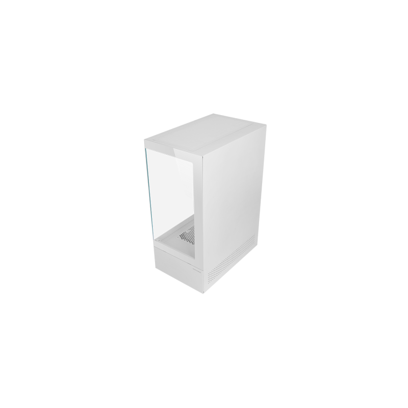 Caja atx mars gaming mcxo doble cristal templado argb gpu 328mm 1x3.5 3x2.5 blanco