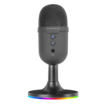 Microfono compacto mars gaming mmiccx usb negro de alta definicion 196khz 24bits enc arg base ajusta