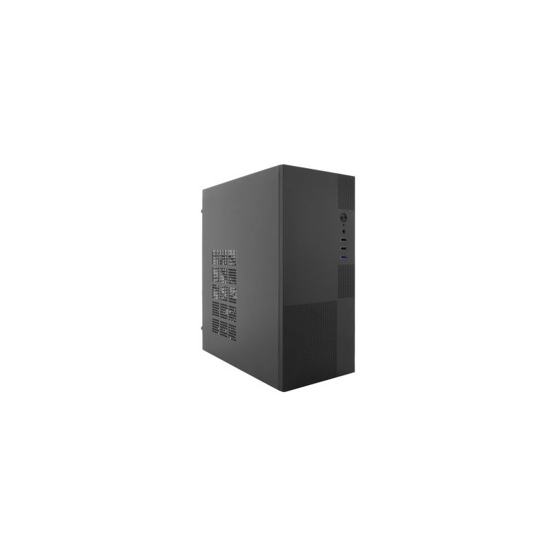 Caja microatx coolbox m440 gpu 250mm 1x3.5 1x2.5 fuente 500w color negro