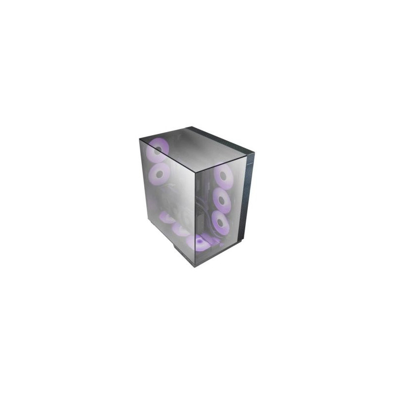 Caja atx semitorre gaming mars gaming mc3gfpro triple cristal cromado argb gpu 383mm 1x3.5 3x2.5
