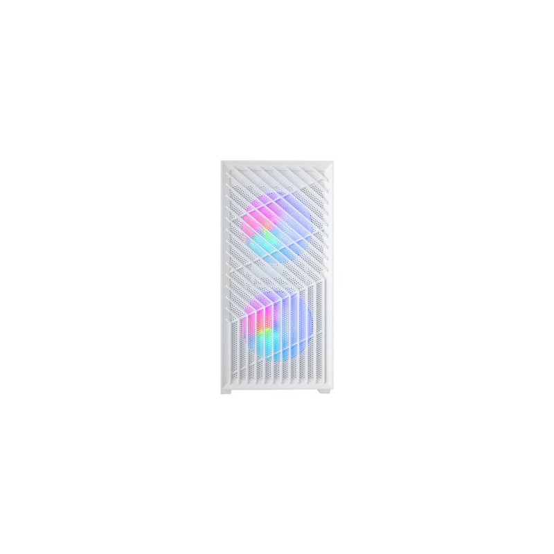 Caja microatx gaming mars gaming mcvortexw cristal templado frontal mesh gpu 273mm 1x3.5 2x2.5 blanc