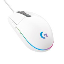 Mouse logitech g203 lightsync rgb 8000dpi 6 botones color blanco