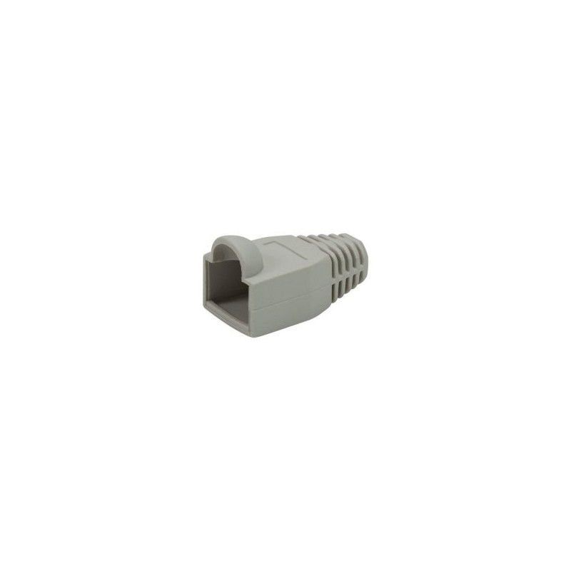 Kit 100 unidades capuchon rj45 color gris