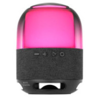 Altavoz bluetooth portable mars gaming msflow negro 15w deepbass bt microsd rgb 360 bat 6h