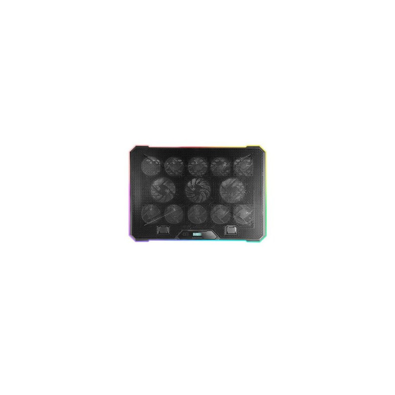 Base de refrigeracion para portatiles mars gaming mnbc13 con soporte de movil/tablet 13xfans