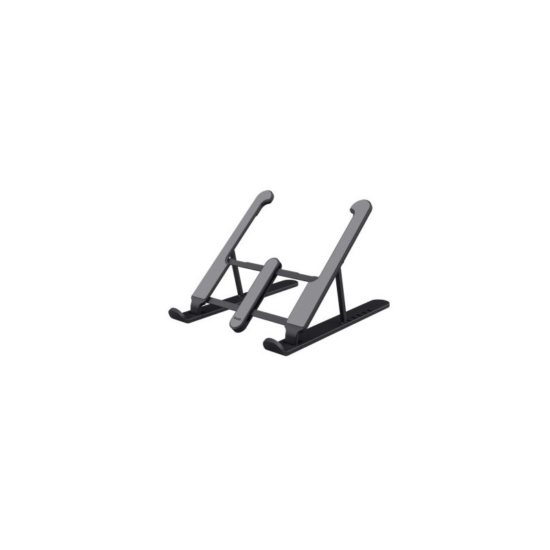 Soporte de portatil trust primo negro ligero y plegable