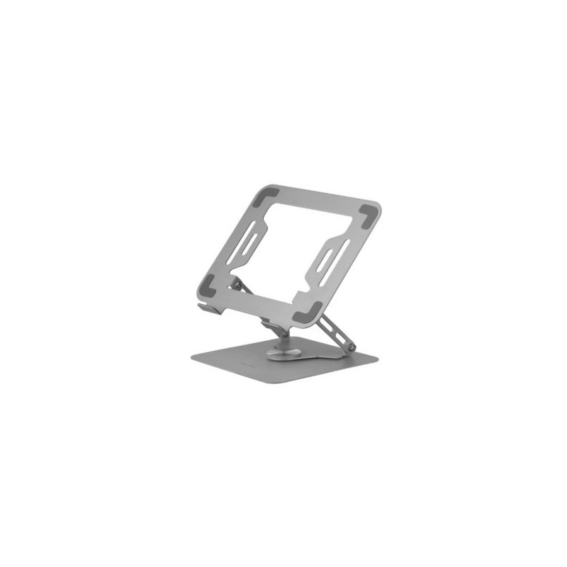 Soporte de portatil mars gaming marsn  hasta 17\ giratorio plegable de acero negro"