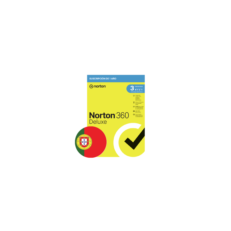 Norton 360 deluxe 25gb 1 user 3 device 1 year portugues box