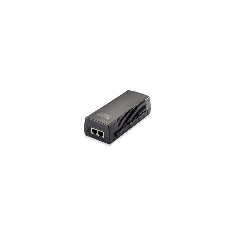 Poe injector adapter gigabit level one 30w pasa datos y alimentacion por el mismo cable hasta 100m