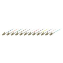 Cable fibra optica om3 lc a pigtal 50/125u 1m pack 12 uds