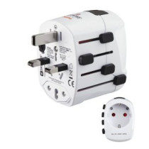 Adaptador de viaje hama de 3 clavijas hasta 150 paises