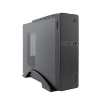 Caja microatx slim coolbox t310 1x 3.5? 1x2.5? 1x5,25\ gpu 225max low profile  fuente 300bz negro"